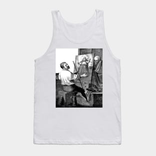 The dance of death at Basel: death and the merchant - Hieronymus Hess Tank Top